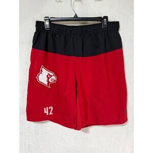 Adidas Louisville Cardinals Football Patrick Otter 42 Training Shorts Size L